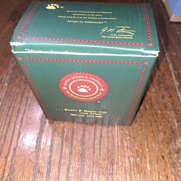 Vintage 2002 Boyds Bears Friends Elbert Shovelmint Sugar Power 2488 Figurine - Picture 5 of 10